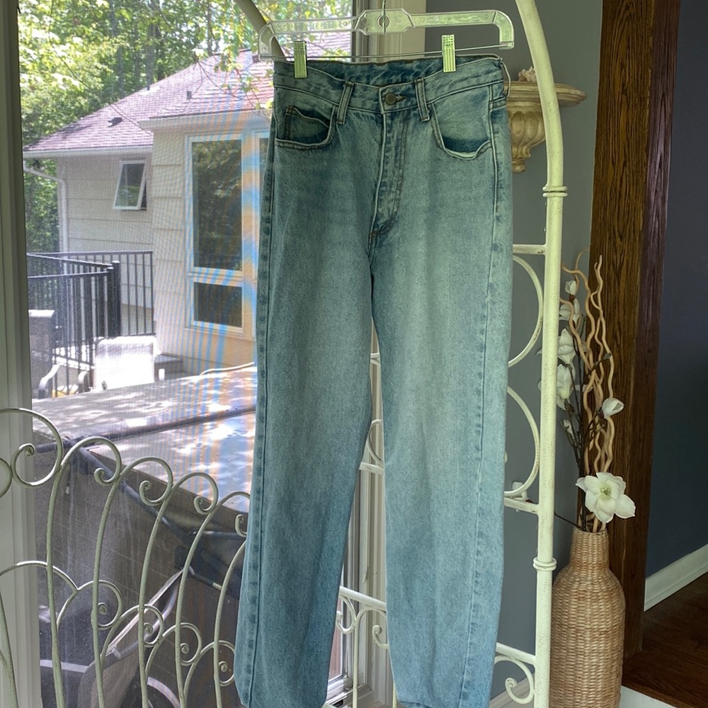 Straight leg jeans